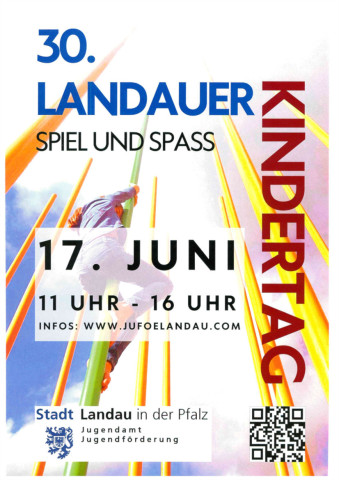 Plakat zum Landauer Kindertag 2023